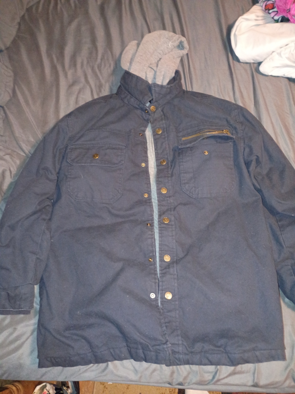 Wrangler Men's Black Jacket with Hood